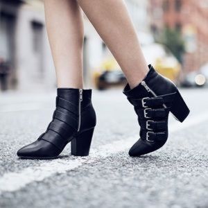 Rebecca Minkoff Audrey Multi-Buckle Ankle Boot